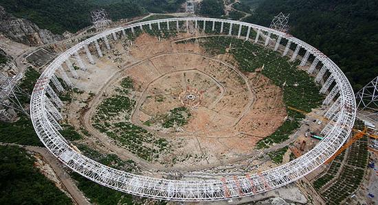 世界最大射电望远镜面板下线：称为中国天眼