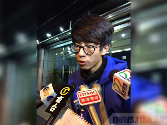 黄台仰因设想参与旺角暴乱被香港警方拘捕，被指涉嫌参与旺角暴动。