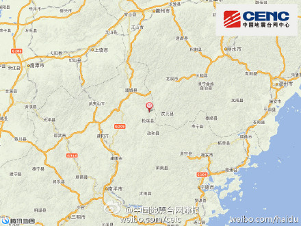 地震方位示意图