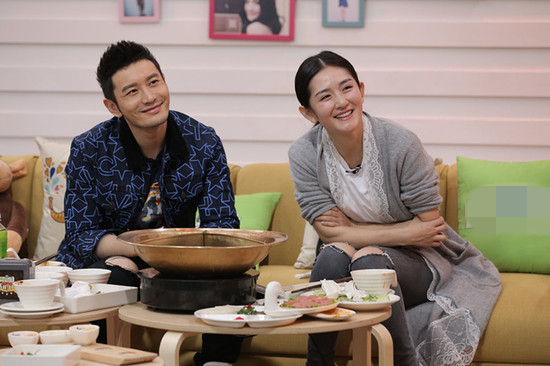 黄晓明、谢娜