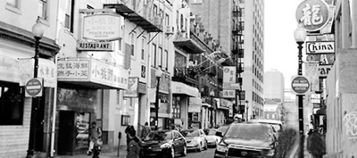 美国的“唐人街”。 （图片来源：美国《侨报》）