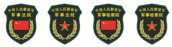中国人民解放军（直属）军事法院、（直属）军事检察院臂章设计