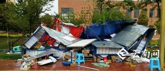 云南大学梓苑菜鸟驿站的惨状