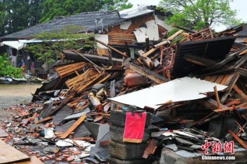 熊本地震灾区。