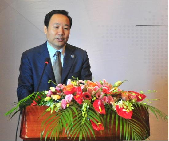 中国旅游研究院副院长张栋在论坛上发言.