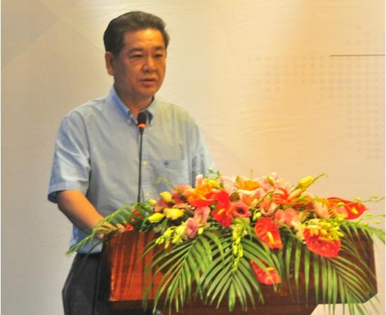 三亚市人民政府副市长李柏青在论坛上发言。