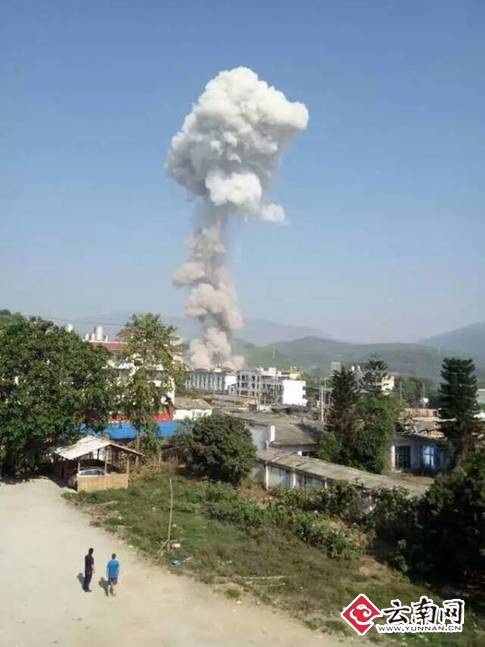 爆炸现场