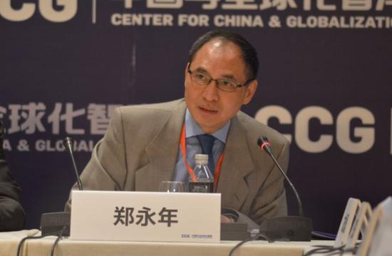 CCG学术专家委员会主任、新加坡国立大学东亚研究所所长郑永年教授。