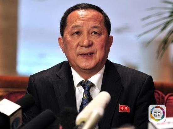 2015年1月19日，时任朝核问题六方会谈朝方代表李勇浩出席在新加坡喜来登大酒店举行的记者会。（图片来源：新华社）