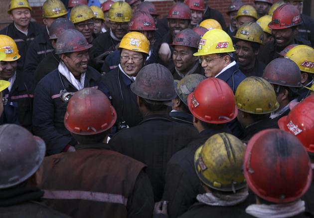 2015年1月5日，李克强在山西焦煤集团官地矿。