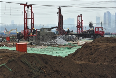 3月12日，在北京通州潞城地区，北京城市副中心前期建设已全面展开。图视觉中国