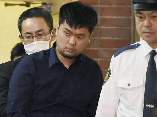 图为靖国神社公测爆炸案28岁的韩国籍被告全昶汉
