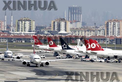 土耳其伊斯坦布尔阿塔图尔克机场资料照片。