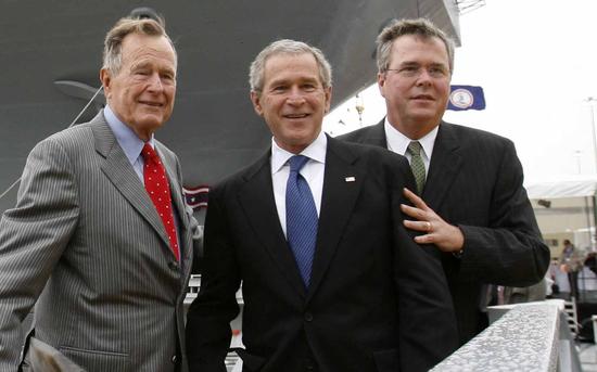 老布什、小布什和杰布·布什都将缺席大会。