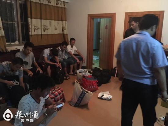警方查获传销窝点