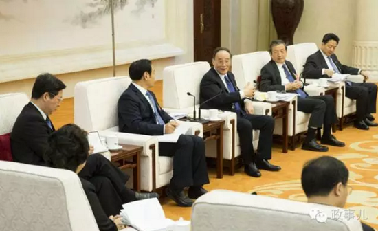 2015年3月10日全国两会时，王岐山参加山西代表团审议。他首先说到，