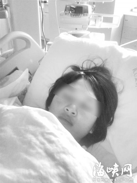 小丽在重症病房仍未脱离危险