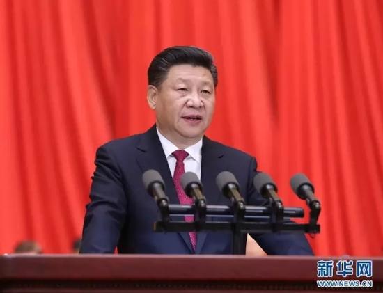 图为：2016年7月1日，庆祝中国共产党成立95周年大会在北京人民大会堂隆重举行。中共中央总书记、国家主席、中央军委主席习近平在大会上发表重要讲话。
