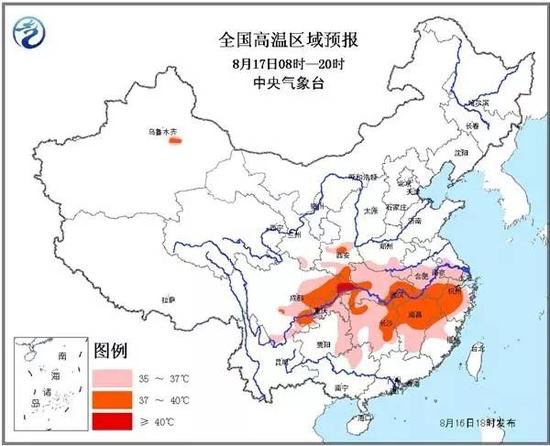 中东部高温天气还将持续一周