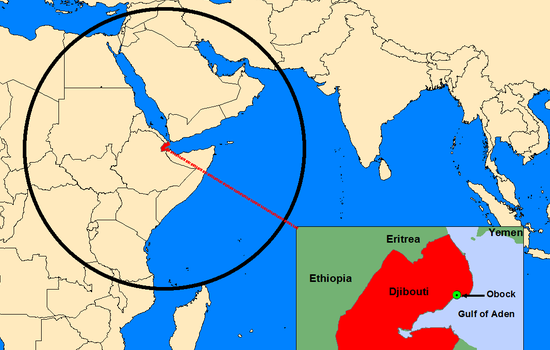 非洲国家吉布提地理位置