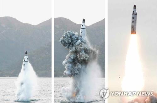 朝鲜今天凌晨发射潜射导弹，在飞行500公里后第一次落入日本防空识别区。