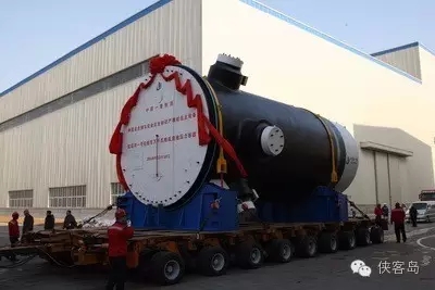 中国一重生产的核反应堆压力容器