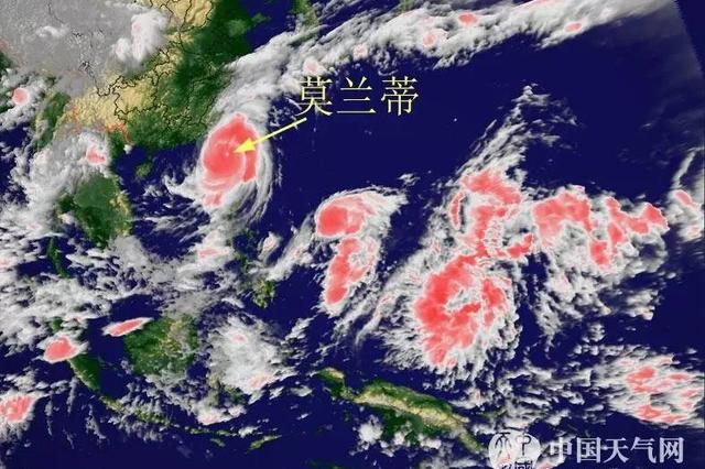 超强台风“莫兰蒂”正在向粤闽沿海靠近。图为第14号台风“莫兰蒂”14日9时卫星云图。
