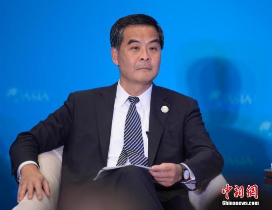 资料图：梁振英。中新社发 侯宇 摄