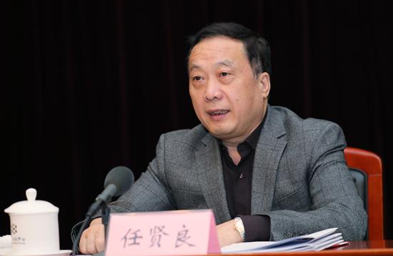 10月26日,中央网信办召开互联网企业党建工作现场会。中央网信办副主任任贤良在会上讲话。(中国网信网 郭研 摄)
