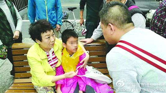 失联的13岁初中男孩李子壬终于在杭州被找到了　/上海市公安局官方微博图片