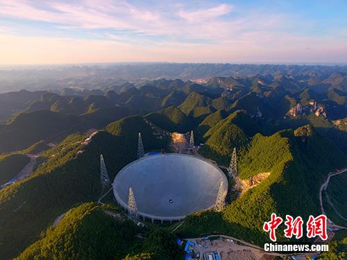 中国“天眼”。代传付摄 平塘县外宣办供图