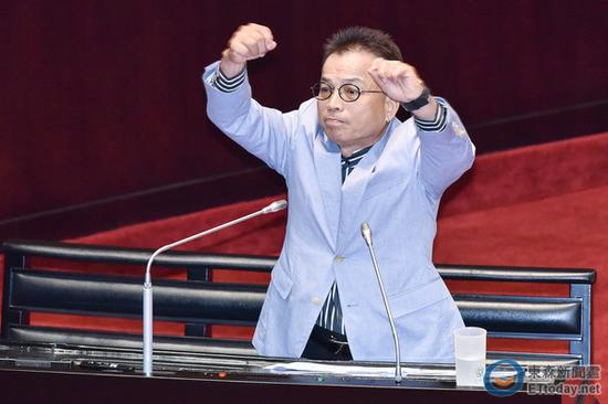 国民党“立委”赖士葆。(图片来源:台湾“东森新闻云”)