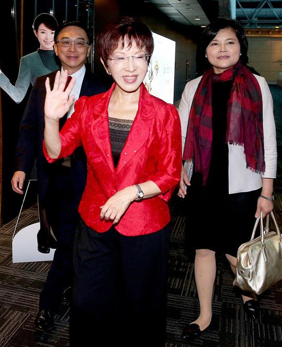 国民党主席洪秀柱。（图片来源：台湾《联合报》）