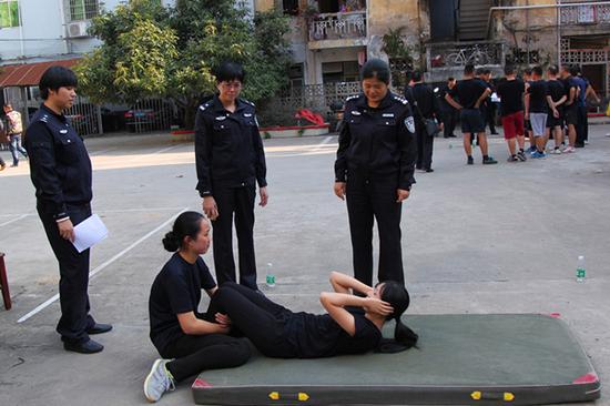 广西区高院到上思法院进行法院安保和法警工作