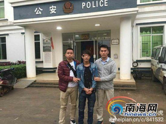 海口龙华警方快速破获“2016.11.29”故意杀人案件，抓获犯罪嫌疑人。警方供图