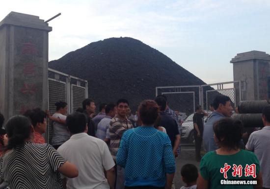 资料图：8月14日13时许，黑龙江省鸡西市城子河区安之顺煤矿发生透水事故。中新社发 钟欣 摄