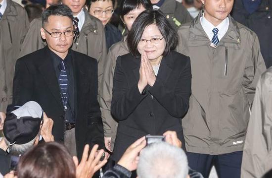蔡英文。（图片来源：台湾台湾“中时电子报”）