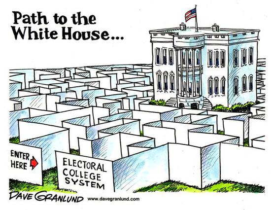 漫画-通往白宫之路：选举人制度