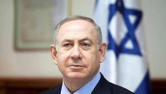2016年12月25日，耶路撒冷，以色列总理内塔尼亚胡在办公室中参加每周内阁例会。