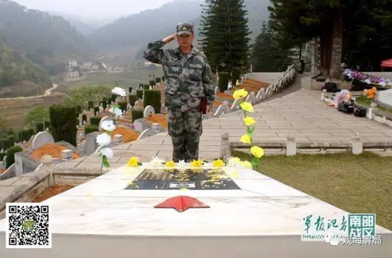 张平向父亲张大权敬军礼