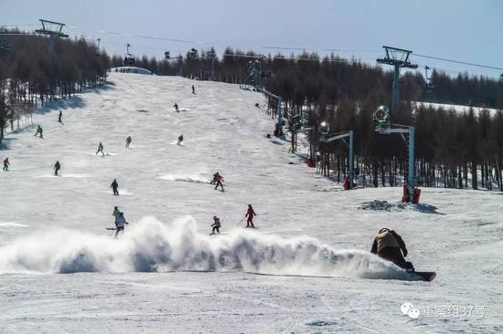 ▲万龙滑雪场。    图片来源：万龙滑雪场官网