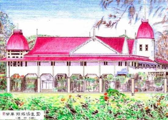 陈爷爷画的明信片。