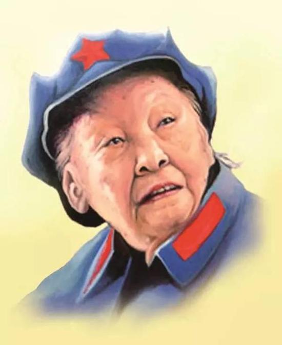 面对她，面对这位百岁红军老战士，如同面对一部中国革命史、民族奋斗史。