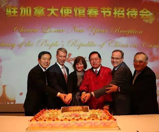 中国驻加拿大使馆举行2017年新春招待会 资料图