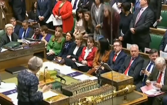 英国议会下院正式通过脱欧法案 程序上只剩上院