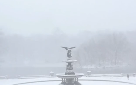 今冬最强暴风雪袭击美东北部：纽约“由春到冬”