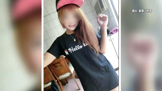 台湾“2.13”游览车事故中最年轻的罹难者。（图片来源：台湾“东森新闻云”）
