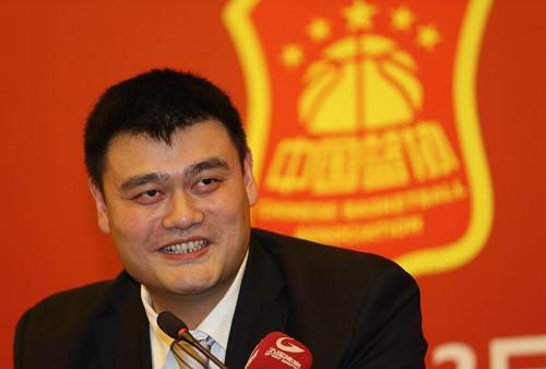 资料图：新当选的中国篮球协会主席姚明 新华社记者孟永民摄