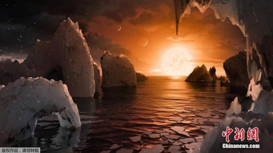 天文学家宣布，在距离地球40光年的单颗恒星周围发现7颗地球大小的类地行星，其中3颗确定位于宜居带内，或许它们都有水存在。
