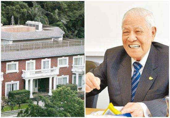 李登辉价值8千万的豪宅因非法占地被拆屋还地，台网友调侃：“搬回去日本啦”。（台湾“中时电子报”合成图）